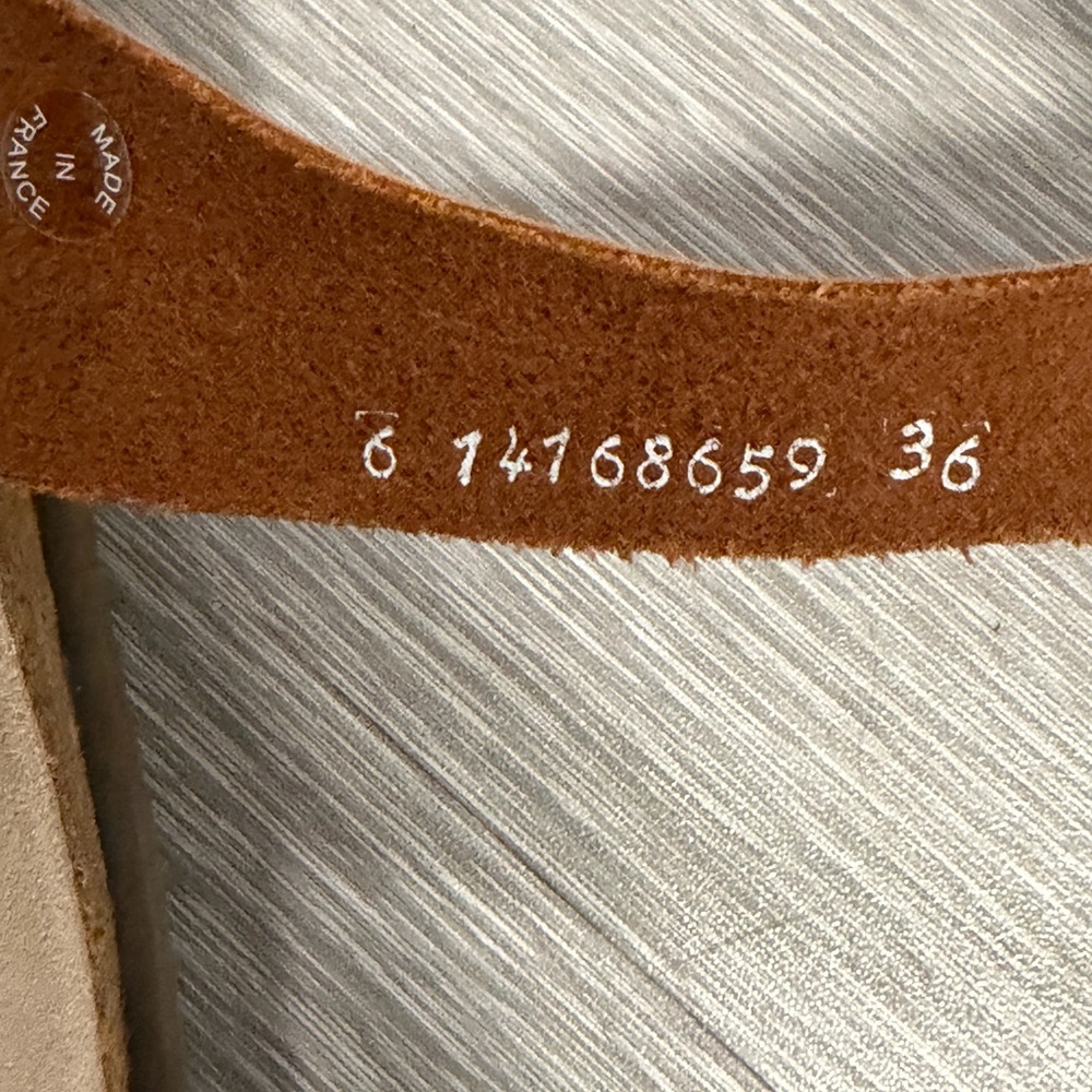 Mephisto Helen Tan Nubuck Leather Sandals EU 36 US 6 NWOB - Picture 10 of 13